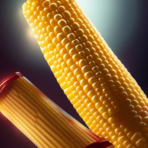 Prompt: tony stark is corn on the cob, hyperdetailed, artstation, cgsociety, 8 k