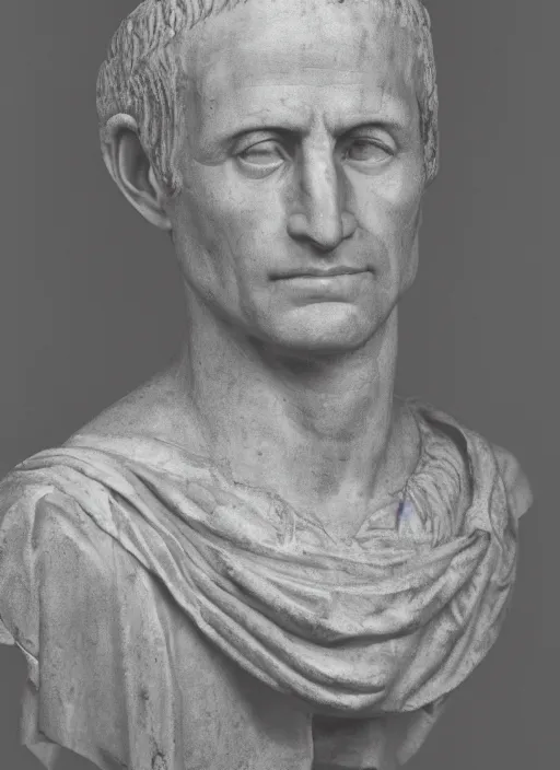 Image similar to a full portrait photo of julius caesar, f / 2 2, 3 5 mm, 2 7 0 0 k, lighting, perfect faces, award winning photography.