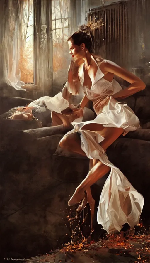 Image similar to the end of the world, by rob hefferan