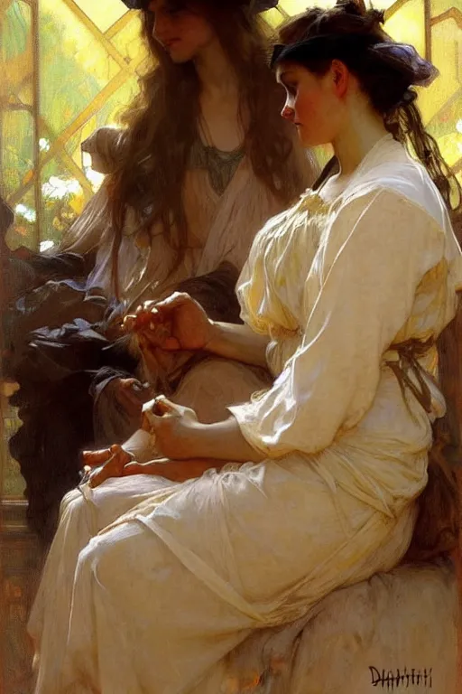 Image similar to victorian mummy, painting by daniel gerhartz, alphonse mucha, bouguereau, detailed art, artstation