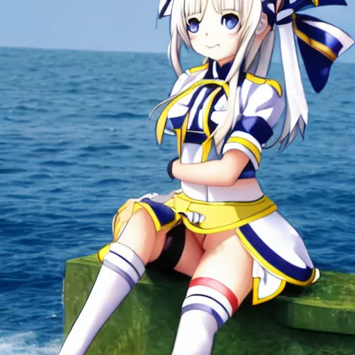 Image similar to beautiful and gorgeous shimakaze from the franchise kantai collection ( 2 0 1 7 )