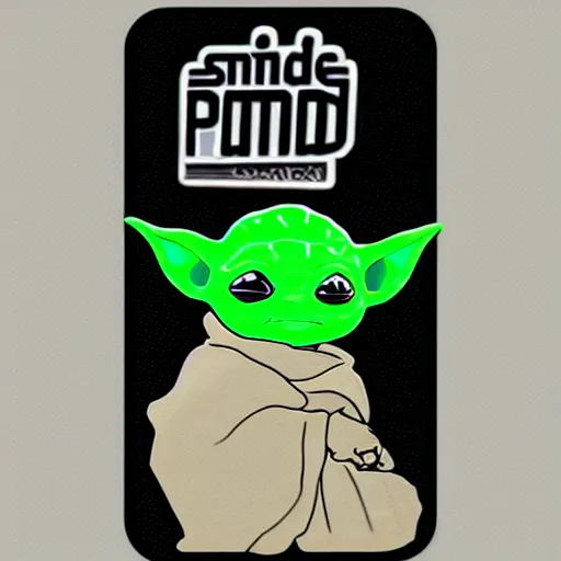 Image similar to cute baby yoda sticker