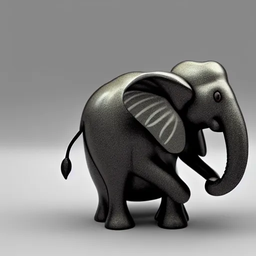 Image similar to hybrid a fly and an elephant, vray render, 50mm lens, bottom angle