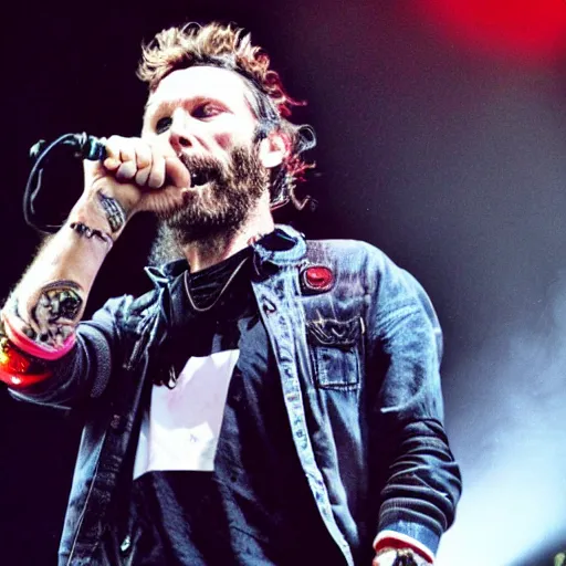 Prompt: a photo of jovanotti ( burn a forest with flamethrower )