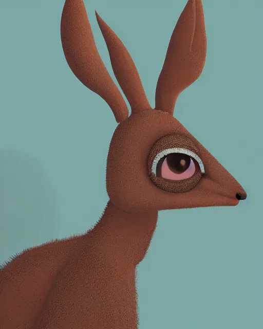 Prompt: portrait of cartoon dik dik, intricate abstract. intricate artwork. by Tooth Wu, wlop, beeple, dan mumford. mulholland drive by david lynch, dune by david lynch, octane render, trending on artstation, greg rutkowski very coherent symmetrical artwork. cinematic, hyper realism, high detail, octane render, 8k, iridescent accents