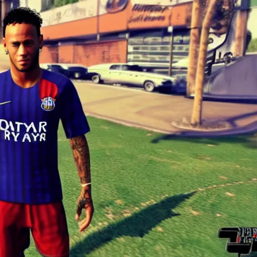 Image similar to neymar in gta v