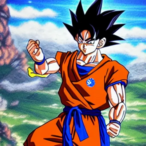 Prompt: Goku with Kurdish clothes, hyper realistic, 4k,