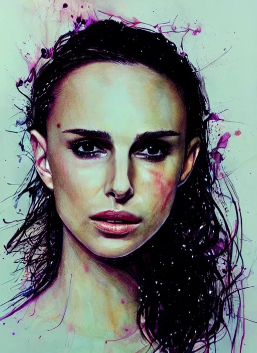 Image similar to nathalie portman by agnes cecile