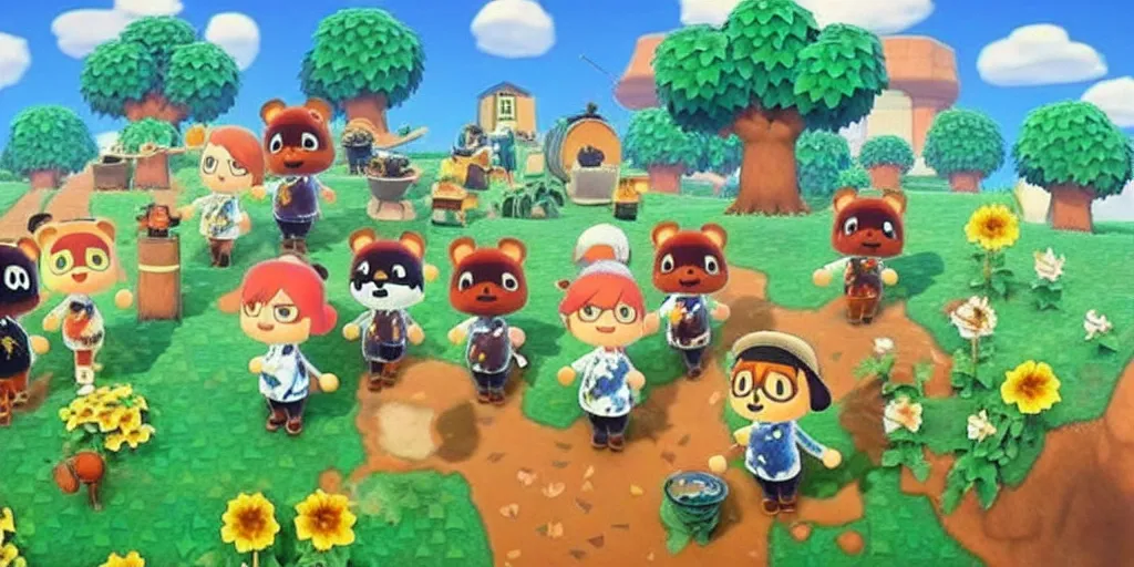 Prompt: “Animal crossing war crime trials”