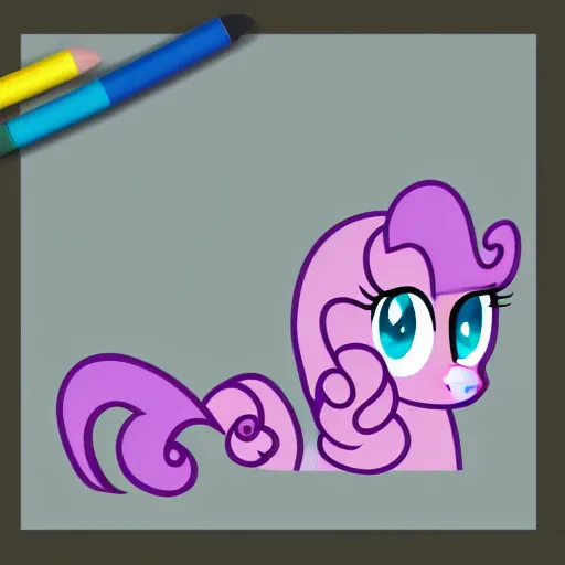 Prompt: Pinkie Pie in Sugarcube Corner, drawn by a professional brony artist, show-accurate, in the style of Friendship is Magic