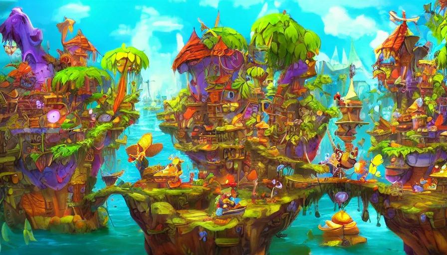 Rayman Legends Concept Art