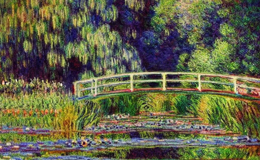 Image similar to a beautiful landscape in the style of claude monet, ultra realistic, beautiful