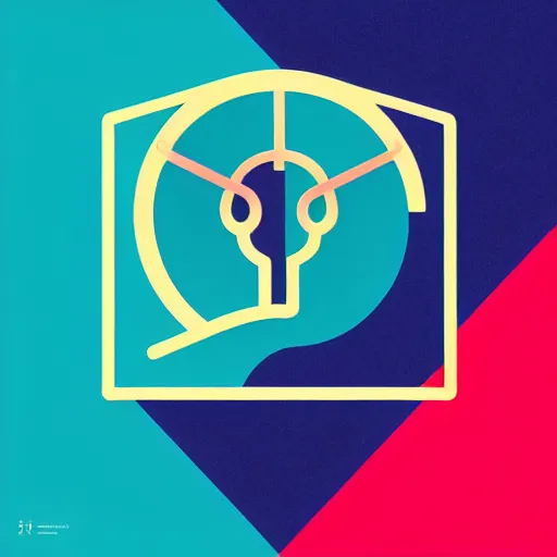 Prompt: icon stylized minimalist logo design for'attention & learning lab ', academic, pictorial representation of attention, spotlight, symbolic, no text, cory loftis, behance hd by jesper ejsing, by rhads, victo ngai, ilya kuvshinov, flat design, professional online branding