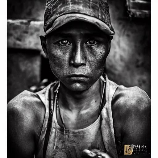 Prompt: stunning beautiful portrait photography of thieves in the favelas from national geographic award winning, dramatic lighting, taken with canon 5d mk4, sigma art lens
