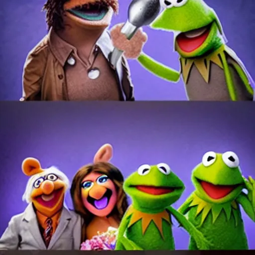 Prompt: the muppets in league of legends