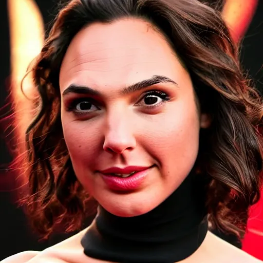 Prompt: portrait of gal gadot walking on the red carpet, trending on artisan, 4 k quality