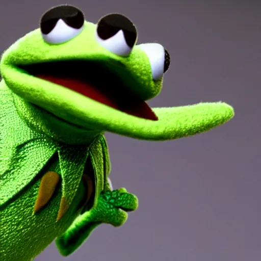 Prompt: kermit the frog