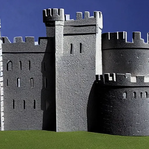 Image similar to donal trump building a castle in medeival times