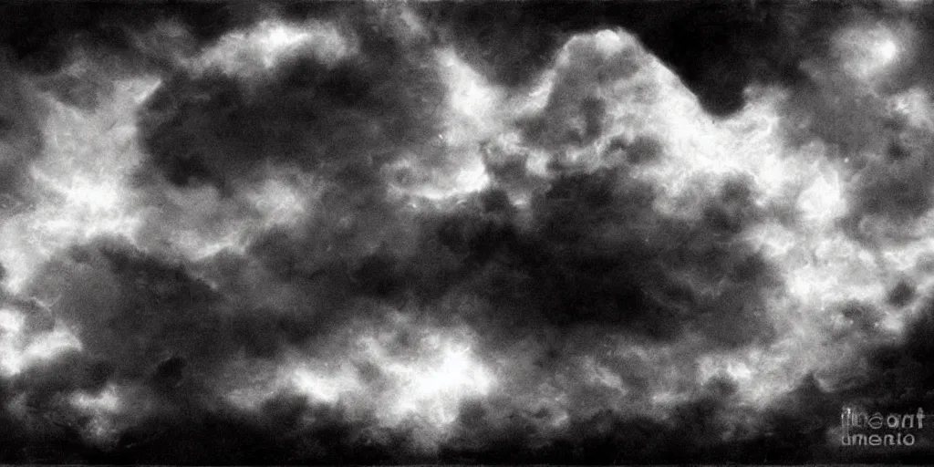 Image similar to individual realistic cloud over black background photography by yoshitaka amano and luis royo