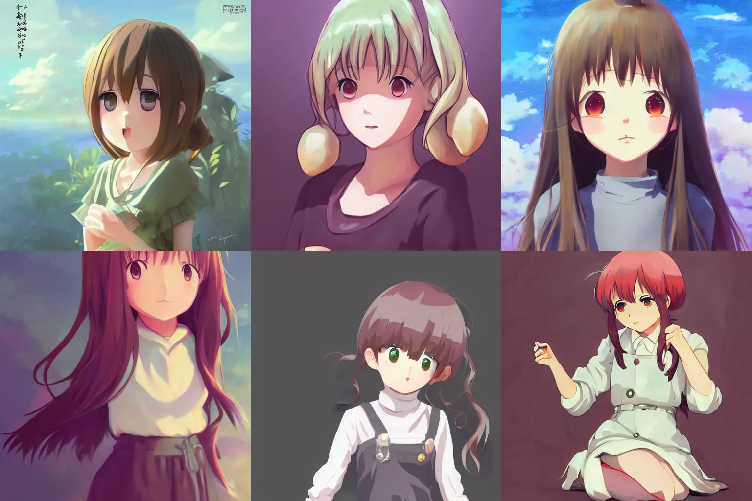 Prompt: A potato as an anime girl, digital painting, artstation, concept art, sharp focus, illustration, art by studio ghibli and Hayao Miyazaki