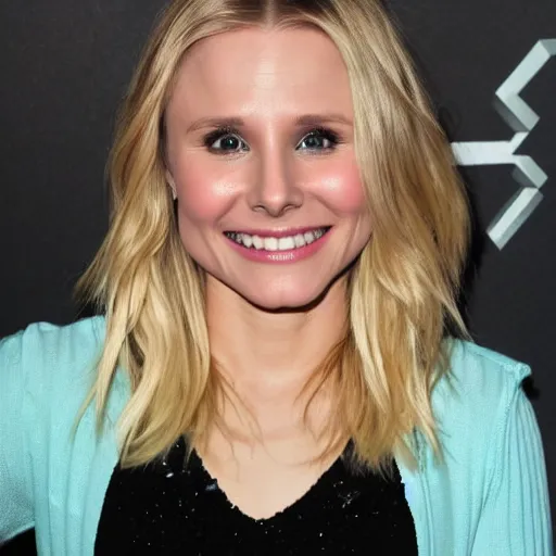 Image similar to kristen bell's face