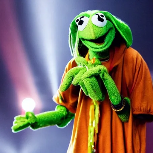 Prompt: Snoop Dogg as a muppet in game of thrones