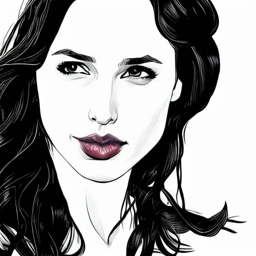 Image similar to gal gadot illustration by sakimichan