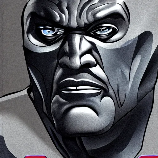 Image similar to James Earl Jones as Darkseid, highly detailed, realistic face, digital art