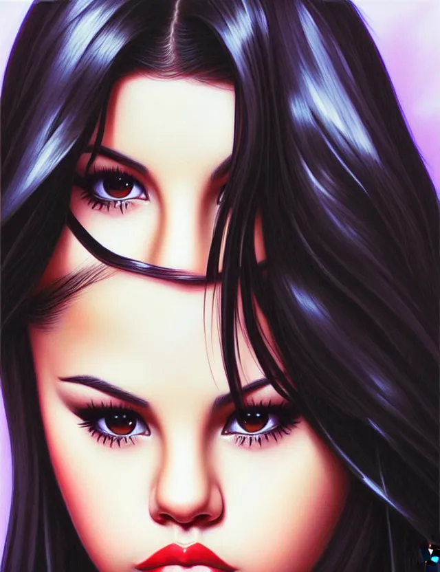 Prompt: portrait of Selena Gomez by Artgerm