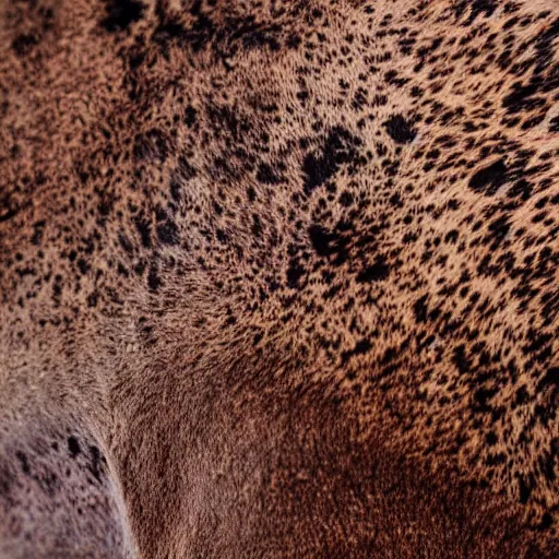 Image similar to cow print, cow pelt, cow fur close up photo