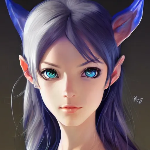 Prompt: portrait anime elven sorceress, cute - fine - face, pretty face, realistic shaded perfect face, fine details. anime. realistic shaded lighting by ilya kuvshinov giuseppe dangelico pino and michael garmash and rob rey, iamag premiere, aaaa achievement collection, elegant, fabulous, eyes open in wonder