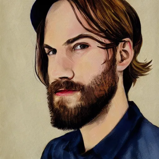 Image similar to portrait of pewdiepie