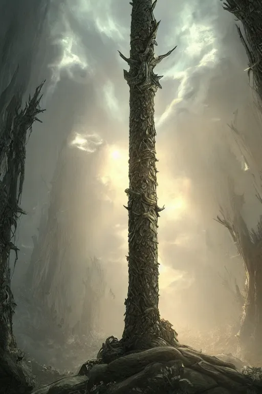 Prompt: may you always end up in the best branch of ruliad cone, concept art, intricate, aesthetic!!!!!, unreal engine, god rays, symbolist, dramatic, ultra detailed