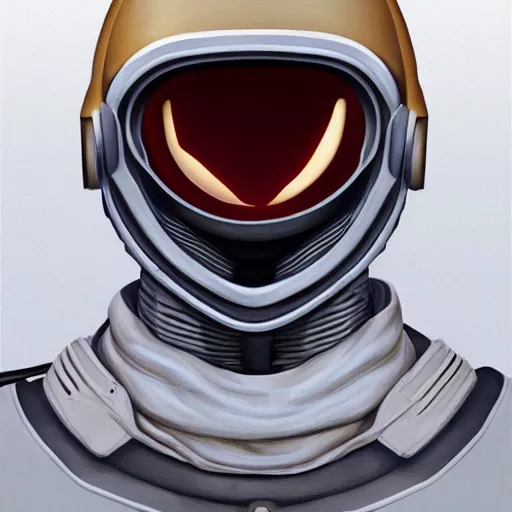 Prompt: self portrait of a Macintosh II with cape, helmet and beige body armor, digital art, realistic, ultradetailed, concept art, art in the style of Alien by Sady Fofana, trending on artstation, r/cassettefuturism, cgsociety