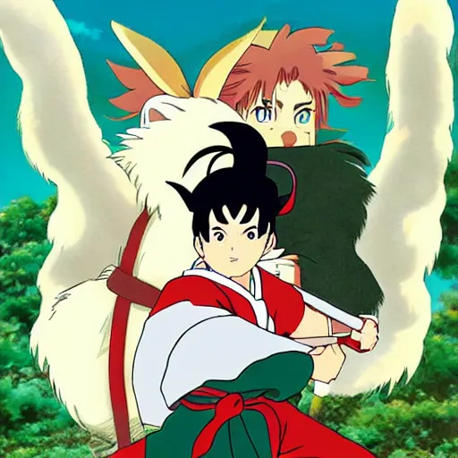 Image similar to inuyasha by studio ghibli