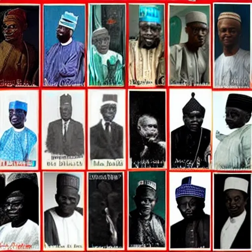 Prompt: historical figures in nigeria