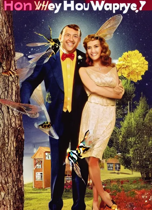 Prompt: 'Honey I Married a Giant Wasp!' blu-ray DVD case still sealed in box, ebay listing