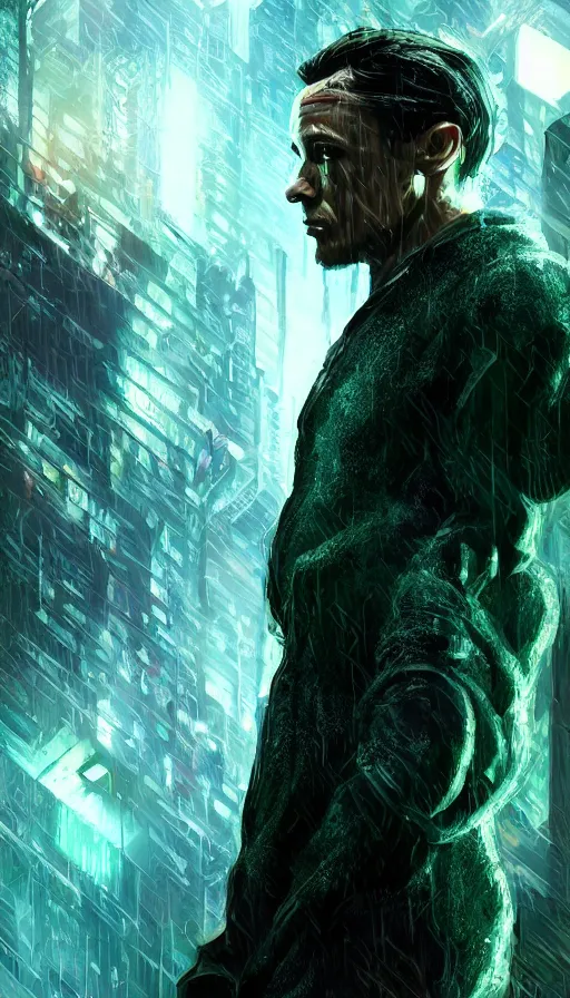 Image similar to altered carbon, rebirth, neon, dreamy vibe, lord of the rings, matrix, fame of thrones, fibonacci, sweat drops, insane intricate, highly detailed, cinematic, atmospheric. digital painting, artstation, concept art, smooth, sharp focus, illustration, unreal engine 5, 8 k, art by laura sava