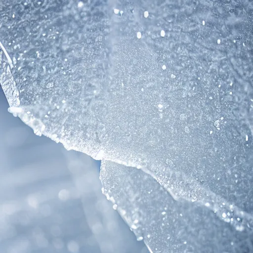 Image similar to a transparent sheet of frosted ice, with a barely visible eye behind it, XF IQ4, f/1.4, ISO 200, 1/160s, 8K, RAW, unedited, symmetrical balance, in-frame