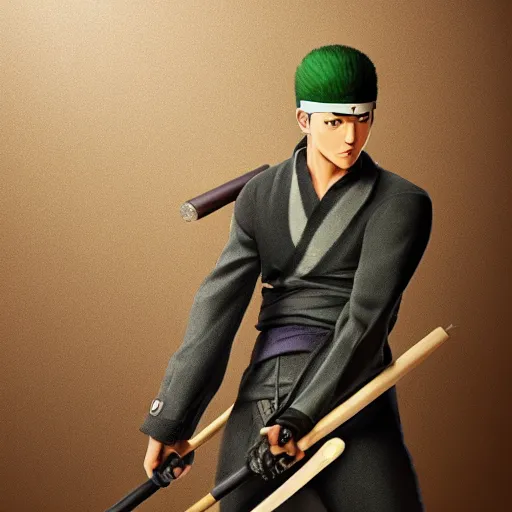 Roronoa Zoro - One Piece Live Action - Finished Projects - Blender Artists  Community