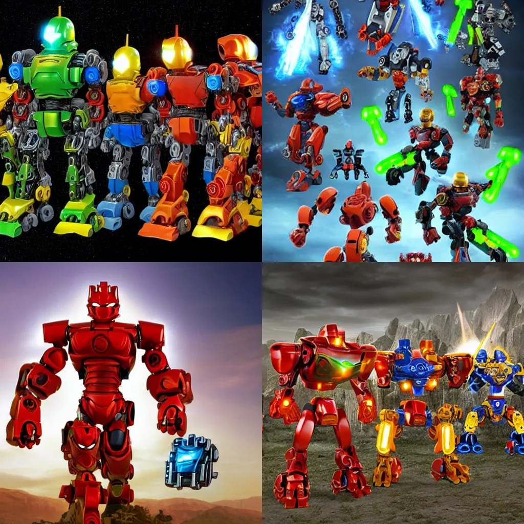 Prompt: bionicles gaining too much power