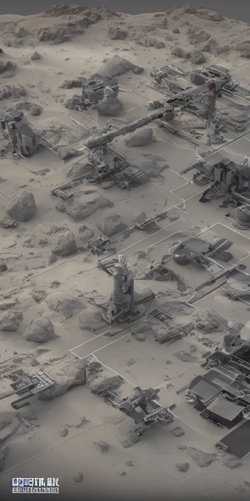 Image similar to concept art, drone aerial photography, mars base buildings, design lines, high detail, 8 k, octane rendering, unreal engine.