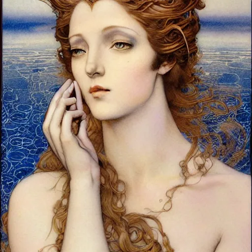 Prompt: realistic detailed face portraits of the creation of eve by gerald moira, ayami kojima, amano, greg hildebrandt, kay nielsen, and mark brooks, female, feminine, art nouveau, victorian, character concept design, storybook layout, story board format