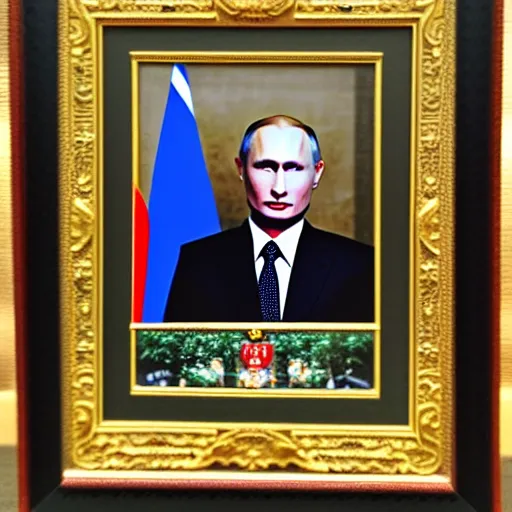 Image similar to 35mm photo of kim jong putin. intricate, highly detailed 8k, award winning photography