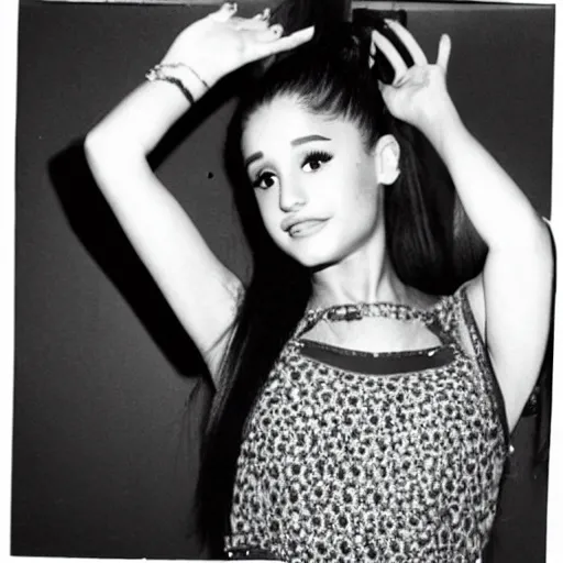 Image similar to ariana grande in 1 9 7 0 s