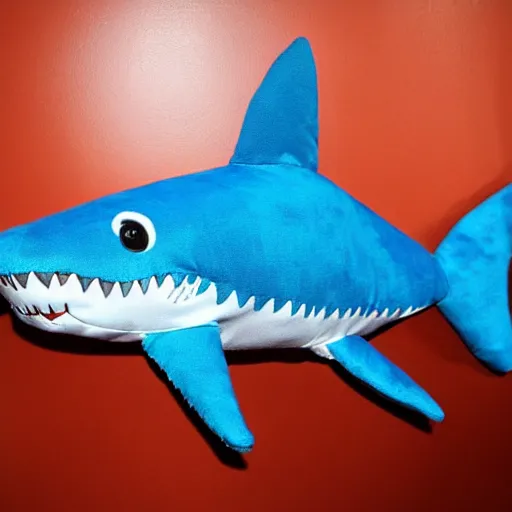 Image similar to cute shark stuffed animal