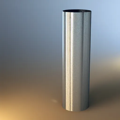 Prompt: cylindrical metal shaft, technical, volumetric lighting