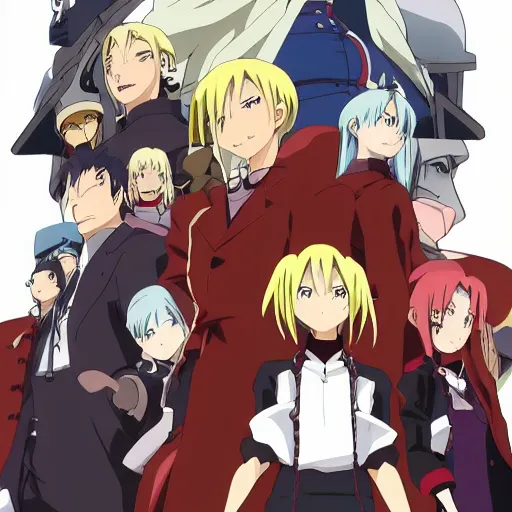 Image similar to Fullmetal alchemist photorealistic 8k hd 2d anime beautiful colourful