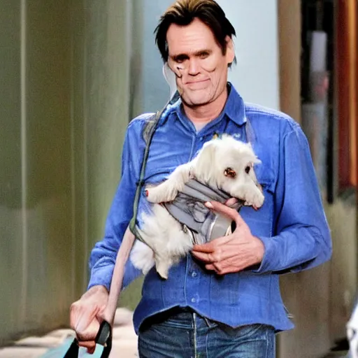 Image similar to jim carrey with carrier!!