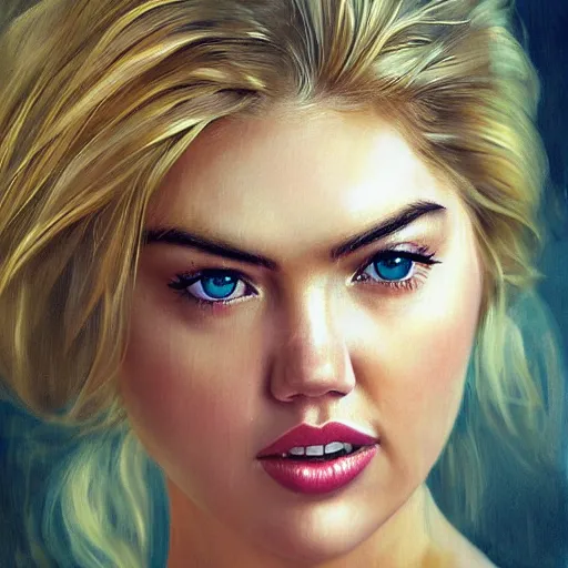 Image similar to Kate Upton by WLOP